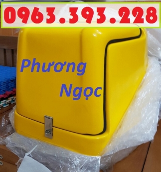 Thùng giao hàng loại nhỏ, thùng chở linh kiện, thùng giao đồ ăn sau xe máy, thùng giao hàng nhựa com