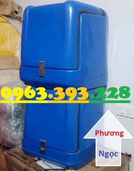 Thùng giao hàng loại nhỏ, thùng chở linh kiện, thùng giao đồ ăn sau xe máy, thùng giao hàng nhựa com