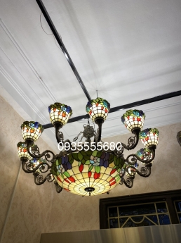 Đèn chùm tiffany hàng mỹ kết hợp mới về