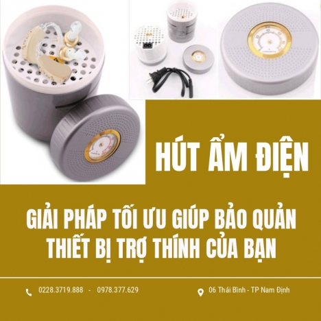 Bảo quản thiết bị trự thính tốt hơn bằng hút ẩm điện