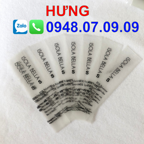 ✅ Nhãn ép nhiệt, nhãn ép chuyển nhiệt trên hàng may mặc (Toàn Quốc) ✅