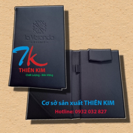 Xưởng sản xuất bìa menu nhà hàng, làm bìa tính tiền da, Nhận cung cấp bìa thối tiền giá rẻ,