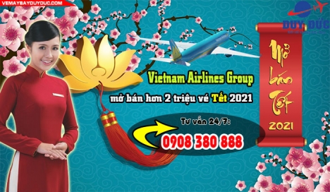 Vietnam Airlines tung vé Tết 2021 đợt 1