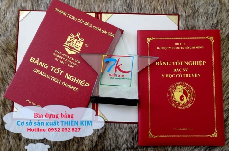 Xưởng làm vỏ đựng bằng khen, vỏ đựng bằng tốt nghiệp,