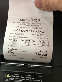 Tặng phần mềm bán hàng cho Kinh Đô Nệm tại Hải Phòng mua thiết bị tính tiền  Chương trình áp dụng ch