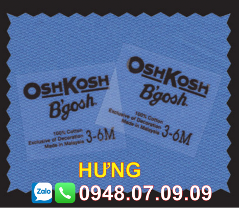 ✅ Nhãn ép nhiệt, nhan ep trên quần áo ✅