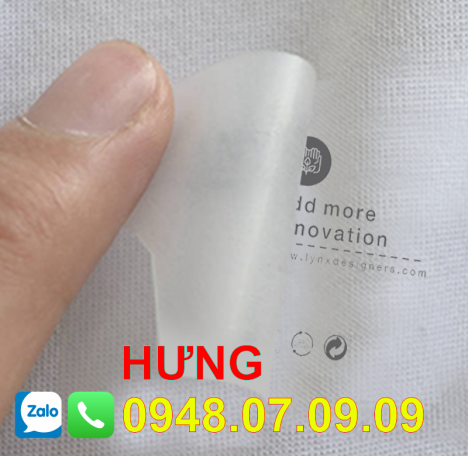 ✅ Nhãn ép nhiệt, nhan ep trên quần áo ✅