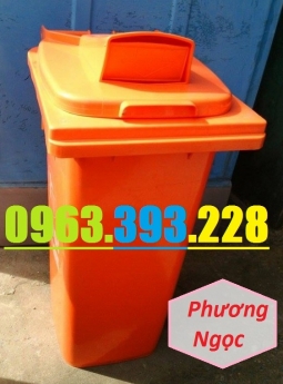 Thùng rác nhựa 120 Lít nắp hở, thùng rác công cộng, thùng rác nắp hở nhựa HDPE