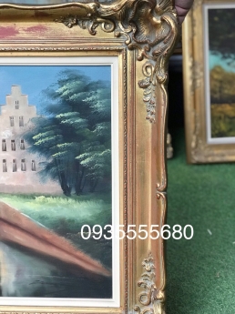 Giao lưu bức tranh phong cảnh Pháp có ký hoạ