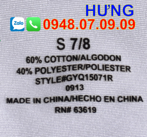 ✅ (Toàn Quốc) Nhãn ép nhiệt, tem ép nhiệt, mác ép nhiệt ✅