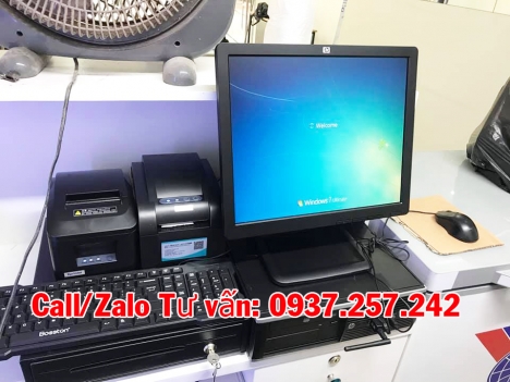 Chuyên lắp đặt trọn bộ máy tính tiền giá rẻ cho quán sữa chua, quán rau má