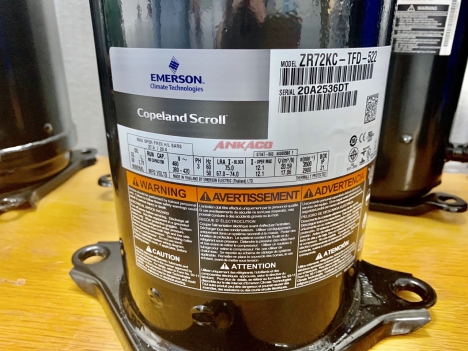 Nhận cung cấp máy nén Copeland 6HP ZR72KC-TFD-522 uy tín, chất lượng