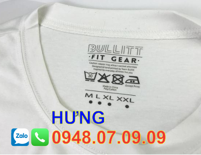 ✅ (Toàn Quốc) Nhãn ép nhiệt, tem ép nhiệt, mác ép nhiệt ✅