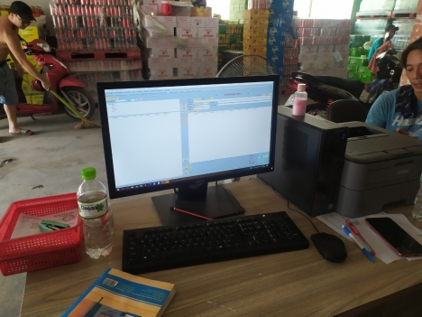 Combo máy tính tiền giá rẻ cho shop mỹ phẩm tại Quy Nhơn