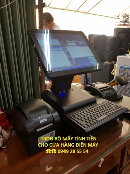 Bộ máy tính tiền cảm ứng cho cửa hàng trang trí nội thất tại Kiên Giang