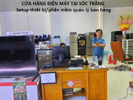 Thanh lý tại Sóc Trăng giá rẻ máy tính tiền cho cửa hàng Trang Trí Nội Thất
