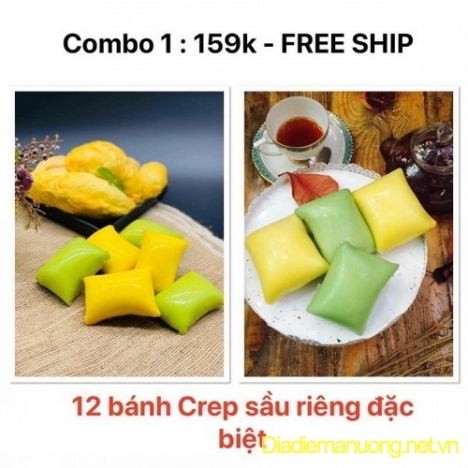 Cung Cấp Bánh Crep Sầu Riêng Ngon Rẻ