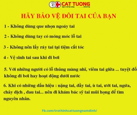 Hãy bảo vệ đôi tai của bạn