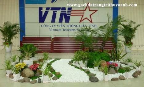Đá cuội trang trí nội thất, tiểu cảnh sân vườn ngoại thất