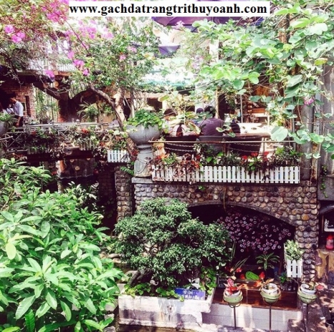 Đá cuội trang trí nội thất, tiểu cảnh sân vườn ngoại thất