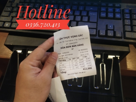 Máy tính tiền giá rẻ tại Cần Thơ cho các Nhà Hàng ẩm thực