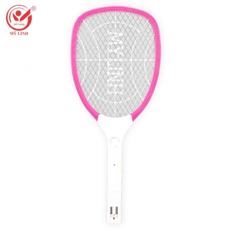 Vợt muỗi cao cấp Mỹ Linh tích hợp đèn pin mẫu 3688