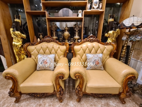 Siêu Phẩm Bộ Sofa Da Nhập Khẩu Châu Âu Size Lớn.
