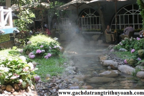Đá cuội trang trí nội thất, tiểu cảnh sân vườn ngoại thất