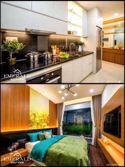Siêu căn hộ cao cấp emerald golf view mặt tiền đâị lộ bình dương