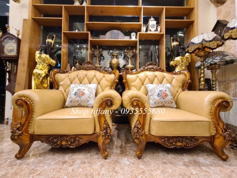 Siêu Phẩm Bộ Sofa Da Nhập Khẩu Châu Âu Size Lớn.