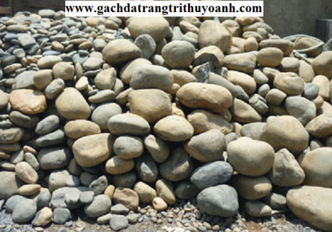 Đá cuội trang trí nội thất, tiểu cảnh sân vườn ngoại thất