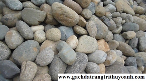 Đá cuội trang trí nội thất, tiểu cảnh sân vườn ngoại thất