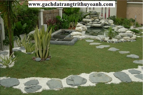 Đá cuội trang trí nội thất, tiểu cảnh sân vườn ngoại thất