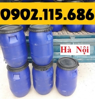 Sản xuất thùng phuy nhựa 50 lít, thùng phuy nhựa 50 lít loại cũ, thùng phuy nhựa 50 lít đựng hóa chấ