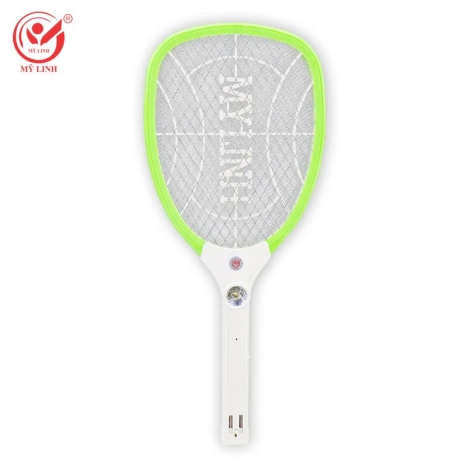 Vợt muỗi cao cấp Mỹ Linh tích hợp đèn pin mẫu 3688