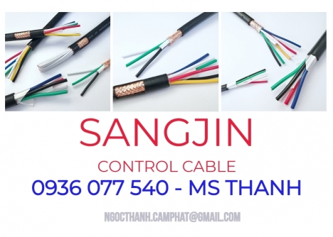 Cáp điều khiển - cáp tín hiệu 16C x 0.75 Sqmm - Sangjin control cable