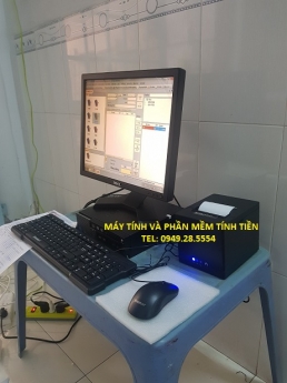 Setup thiết bị tính tiền trọn bộ giá rẻ cho BB FOOD ở Cần Thơ