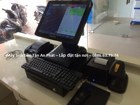 Lắp máy tính tiền giá rẻ cho shop thời trang Bình Phước