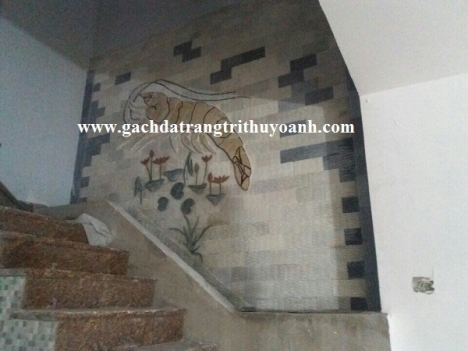 Đá răng lược vàng trang trí tiểu cảnh sân vườn