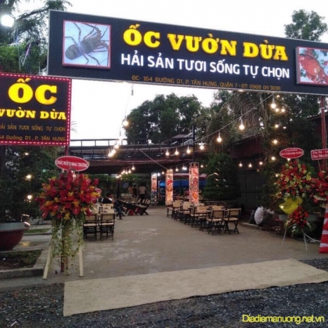 Ốc Vườn Dừa - Quán Ốc Hải Sản Ngon Quận 7