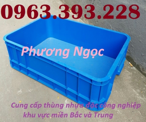 Thùng nhựa đặc B1, sóng nhựa công nghiệp, thùng nhựa có nắp, hộp nhựa đựng linh kiện cao 20