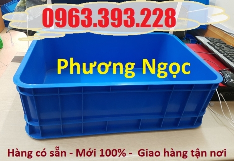 Thùng nhựa đặc B1, sóng nhựa công nghiệp, thùng nhựa có nắp, hộp nhựa đựng linh kiện cao 20