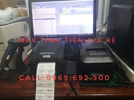 Máy tính tiền giá rẻ cho cửa hàng thức ăn nhanh tại Tiền Giang