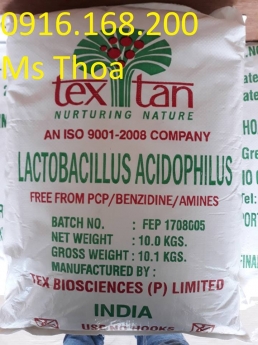 LACTOBACILLUS ACIDOPHILUS - Men đường ruột đậm đặc cho tôm cá