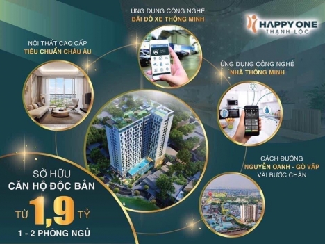 Căn hộ cao cấp happyone premier bàn giao full nội thất cao cấp 5 sao công nghệ 4.0