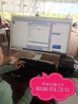 Bán máy tính tiền giá rẻ tại Phú Yên cho quán mì