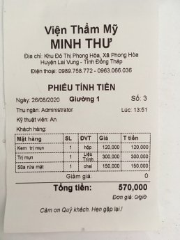 Combo giá rẻ, thiết bị tính tiền dành cho Spa tại Đồng Tháp