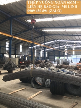 Thanh vuông xoắn 6ly - 8 ly các loại - twist bar