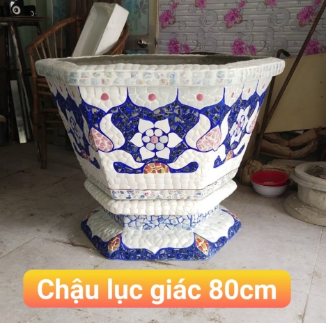 Chậu hoa - chậu trồng cây - chậu hoa công trình - chậu lam theo yêu cầu kích cỡ