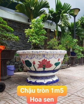 Chậu hoa - chậu trồng cây - chậu hoa công trình - chậu lam theo yêu cầu kích cỡ